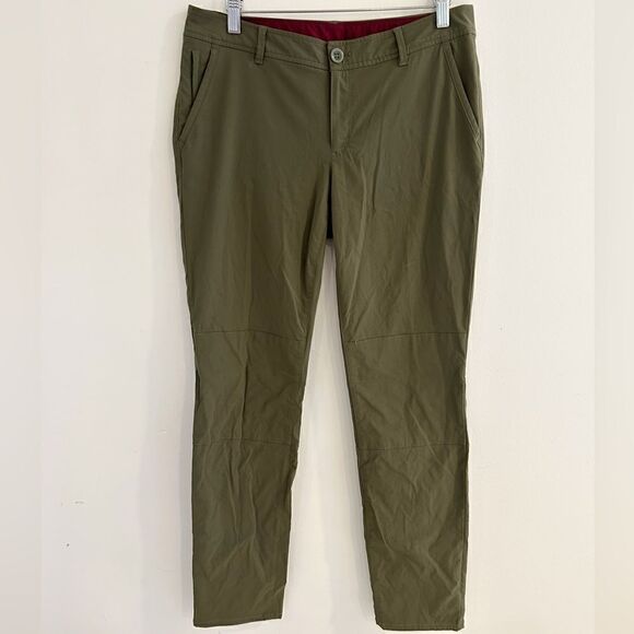Eddie Bauer Army Green Pocket Hiking Chino Pants - Picture 1 of 4